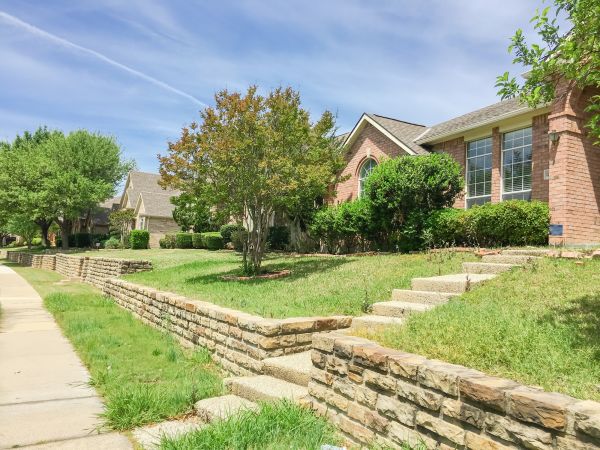 Sloped Yard Landscaping in Woodland Hills