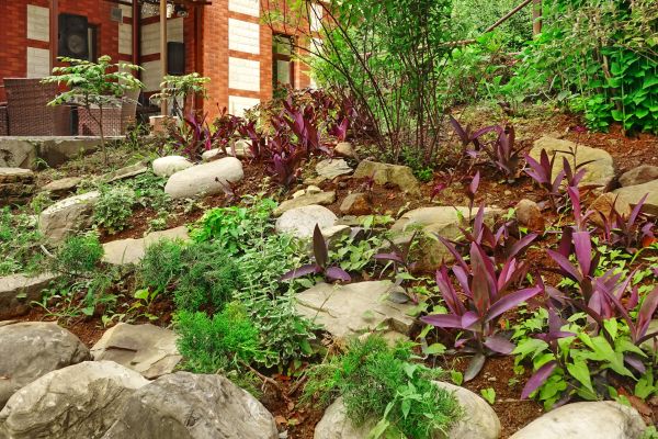 Rock Garden Landscaping in Woodland Hills
