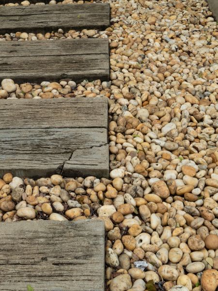 Pea Rock Installation in Woodland Hills